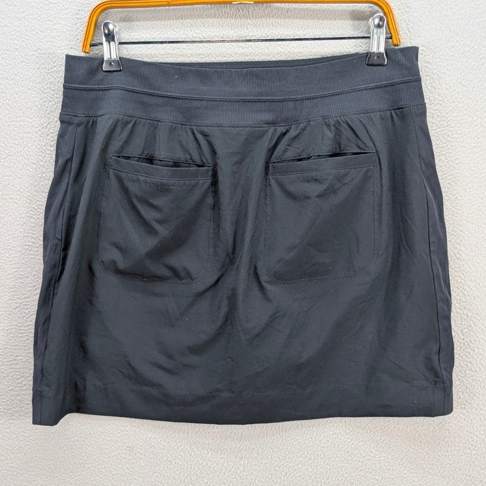Athleta Brooklyn Skort Womens Size 10 Black Active Travel Golf Skirt Athletic - Picture 7 of 11